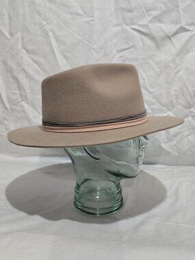 CONNER Handmade Hats Wool Fedora - Gray - Sz L*